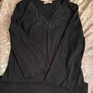 Laundry By Shelli Segal Black Long Sleeve Dress​